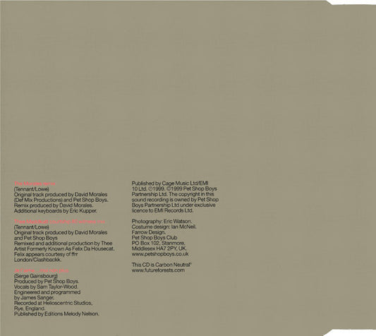 Pet Shop Boys : I Don't Know What You Want But I Can't Give It Any More (CD, Maxi)