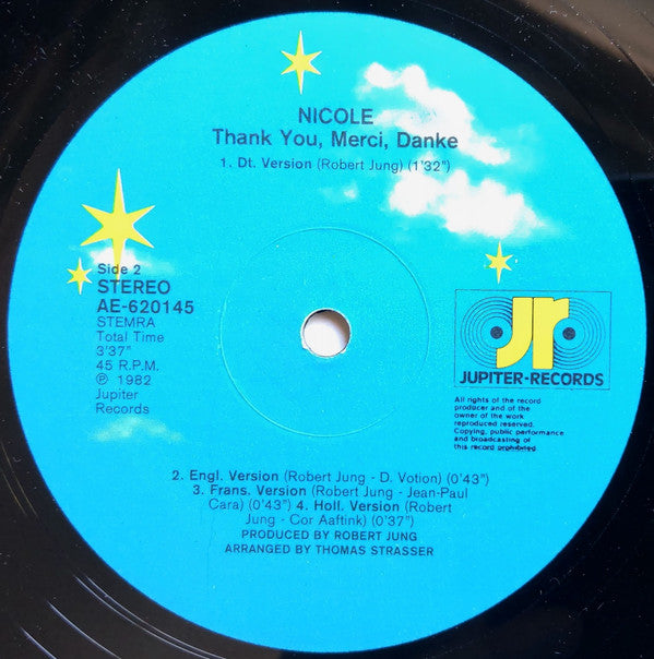 Nicole (2) : Ein Bißchen Frieden (Medley) (12")
