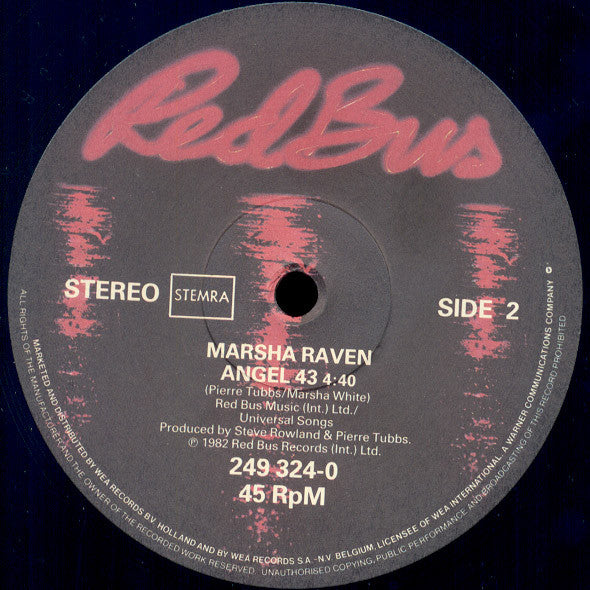 Marsha Raven : I Like Plastic (12", Maxi)