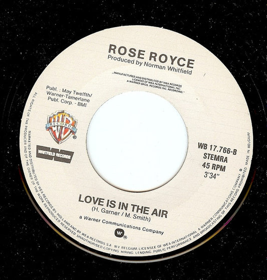 Rose Royce : Golden Touch / Love Is In The Air (7", Single)