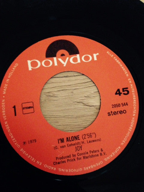 Joy (129) : I´m Alone (7", Single)