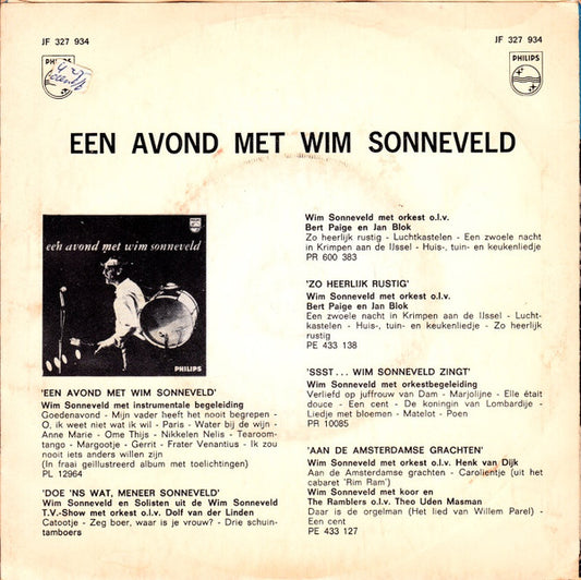 Wim Sonneveld : Margootje / Annemarie (7", Single, Mono)