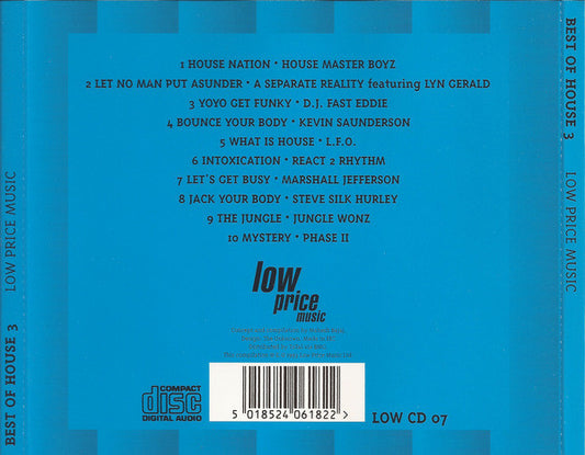 Various : Best Of House Volume Three (CD, Comp, Abl)