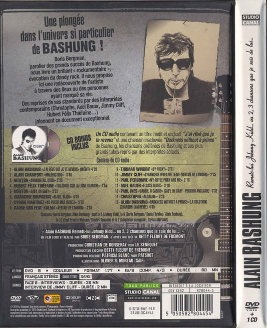 Alain Bashung : Remets-Lui Johnny Kidd...ou 2, 3 Chansons Que Je Sais de Lui... (DVD-V + CD, Comp)