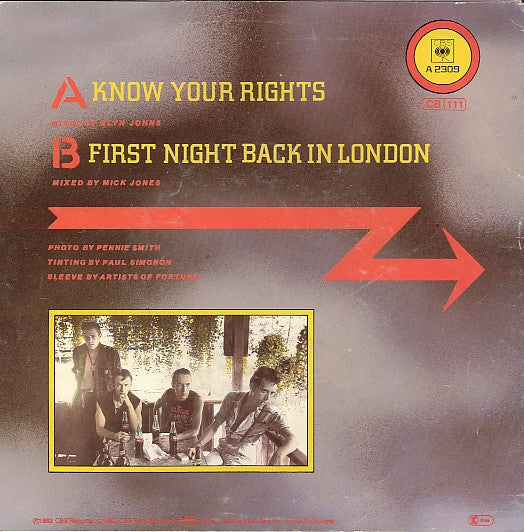 The Clash : Know Your Rights (7", Single)