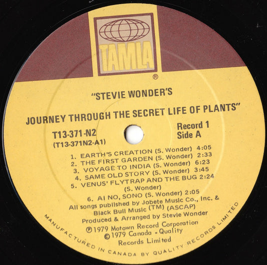 Stevie Wonder : Journey Through The Secret Life Of Plants (2xLP, Album)