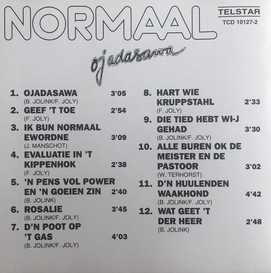 Normaal : Ojadasawa (CD, Album, RE)
