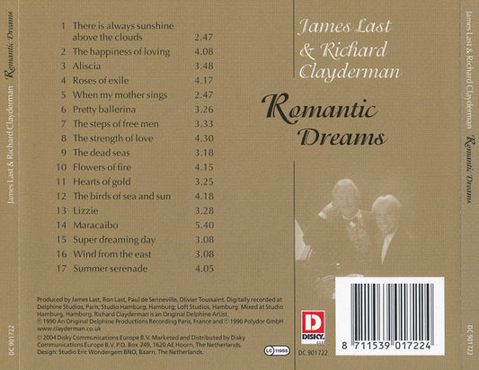 James Last & Richard Clayderman : Romantic Dreams (CD, Comp)