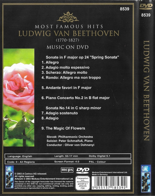 Ludwig van Beethoven : The Magic Of Flowers (DVD-V, PAL)