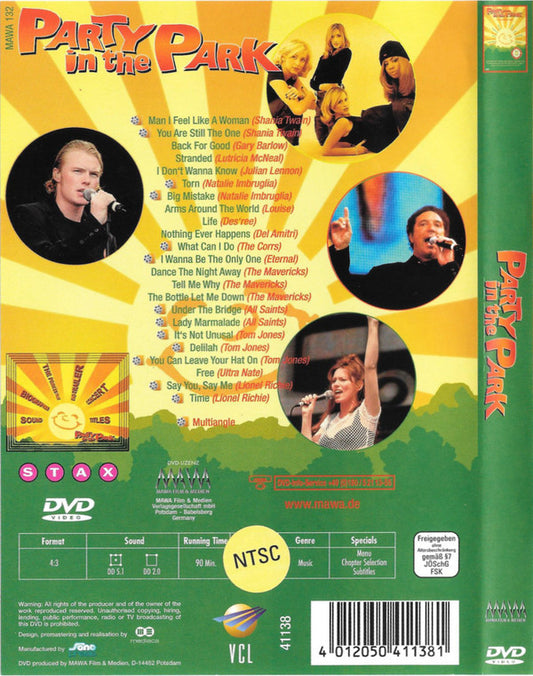 Various : Party In The Park For The Prince's Trust (DVD-V, NTSC, PAL)