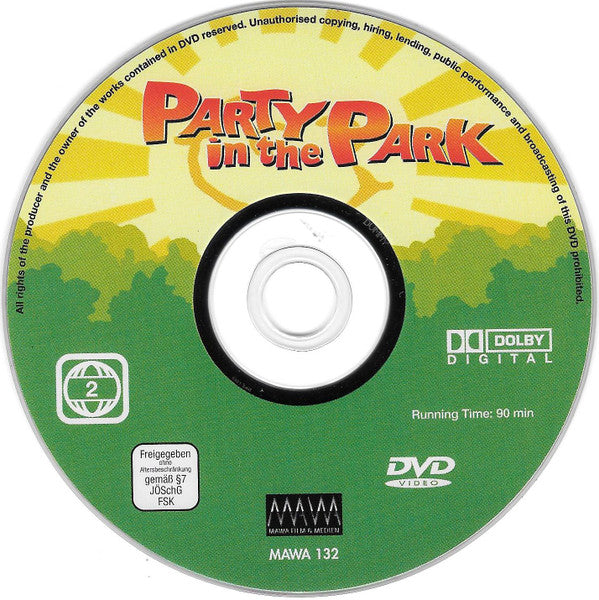 Various : Party In The Park For The Prince's Trust (DVD-V, NTSC, PAL)