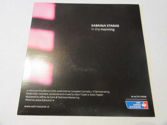 Sabrina Starke : In The Morning (CD, Single)
