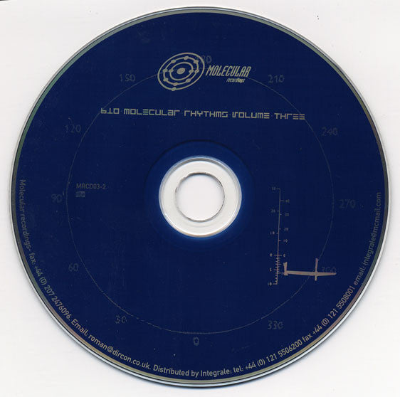 Various : Bio Molecular Rhythms Volume Three (CD, Comp, Enh)