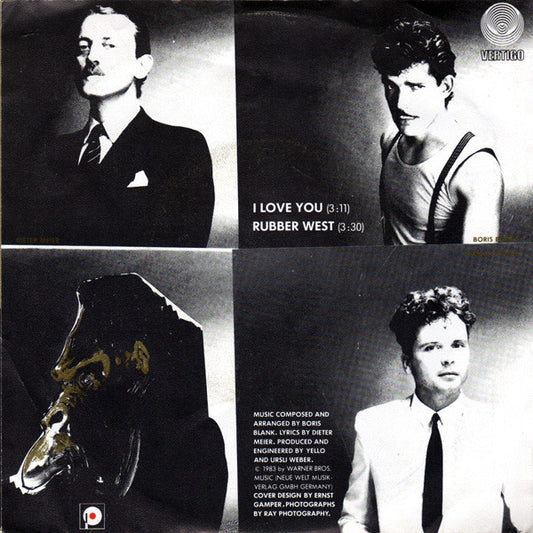 Yello : I Love You (7", Single)