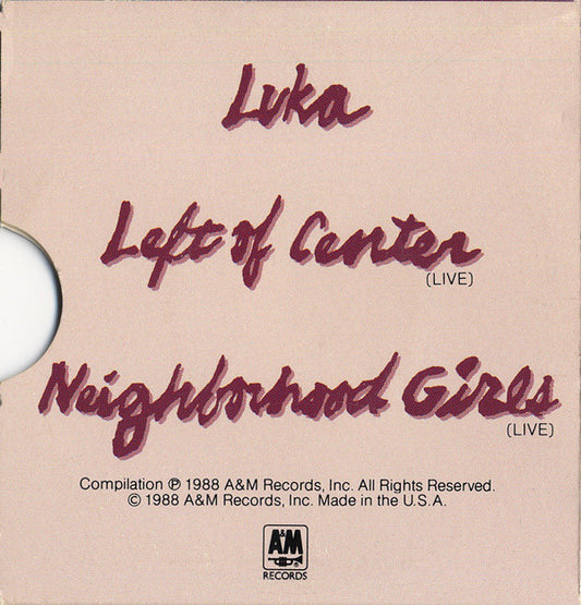 Suzanne Vega : Luka (CD, Mini, Single)