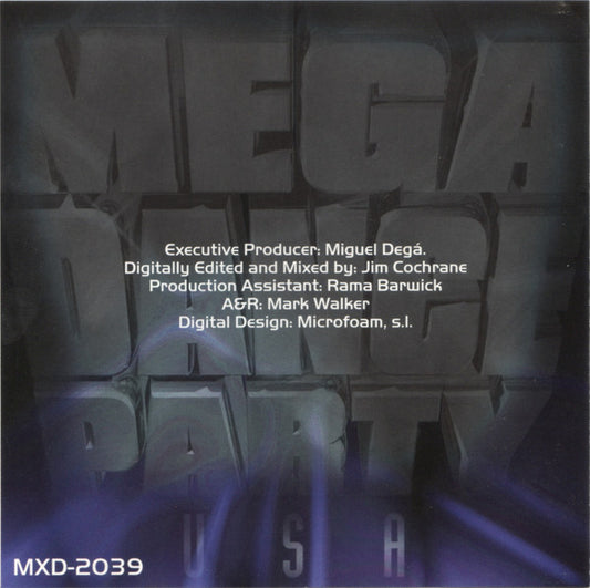 Various : Mega Dance Party USA (CD, Comp, Mixed)