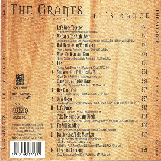 Grant & Forsyth : Let's Dance (CD)