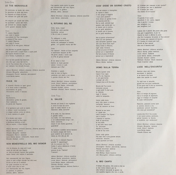 Albino Montisci : Da Ieri In Poi (2xLP)