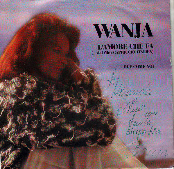 Wanja (4) : L'Amore Che Fa / Due Come Noi (7", Single)