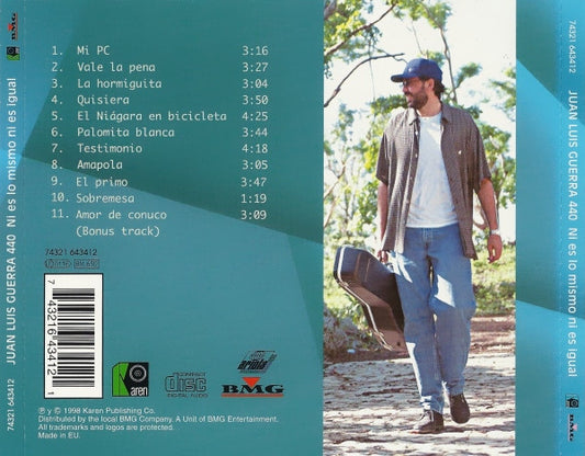 Juan Luis Guerra 4.40 : Ni Es Lo Mismo Ni Es Igual (CD, Album)
