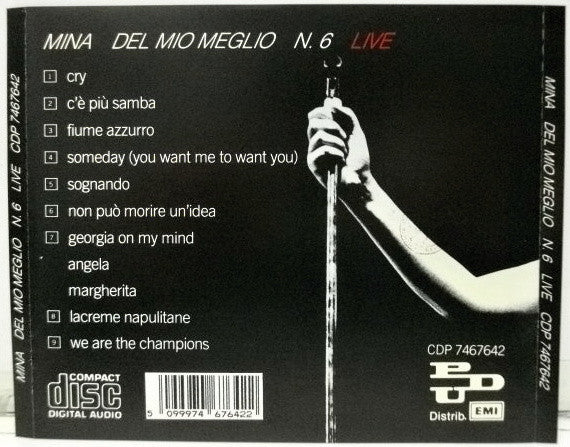 Mina (3) : Del Mio Meglio N. 6 Live (CD, Album, Comp)