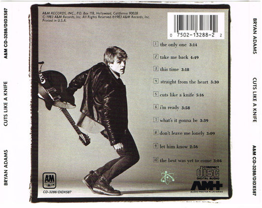 Bryan Adams : Cuts Like A Knife (CD, Album, RE)