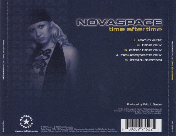 Novaspace : Time After Time (CD, Maxi)