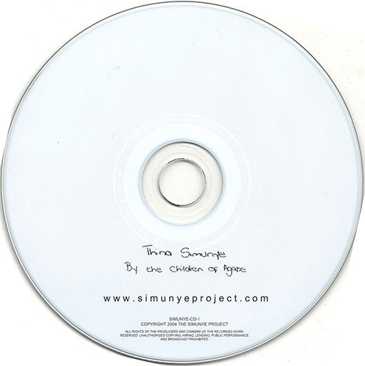 Agape Children's Choir - Thina Simunye : The Children Of Agape (CD, Album)