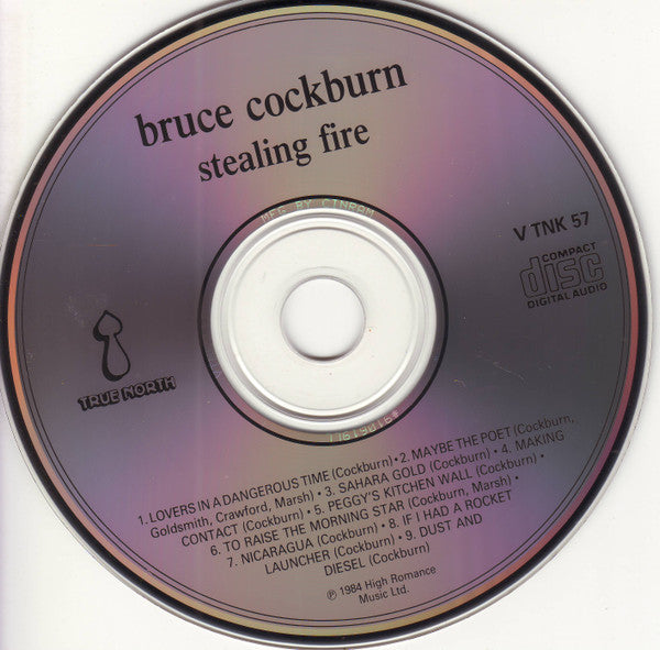 Bruce Cockburn : Stealing Fire (CD, Album, RE)