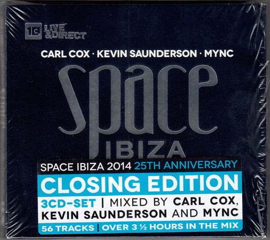 Carl Cox • Kevin Saunderson • MYNC Project : Space Ibiza (25 Anniversary) (3xCD, Mixed)