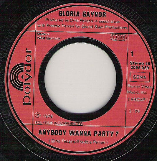 Gloria Gaynor : Anybody Wanna Party? (7", Single)