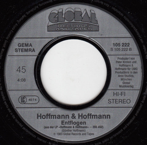 Hoffmann & Hoffmann : Rücksicht (7", Single)