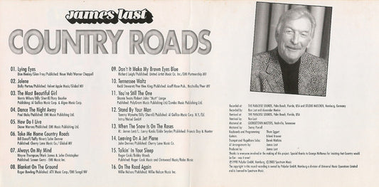 James Last : Country Roads (CD, Album, RE)