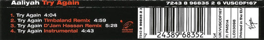 Aaliyah : Try Again (CD, Single)