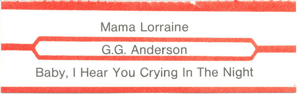 G.G. Anderson : Mama Lorraine (7", Single)