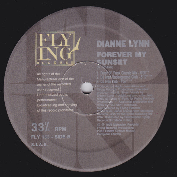 Dianne Lynn : Forever My Sunset (12")