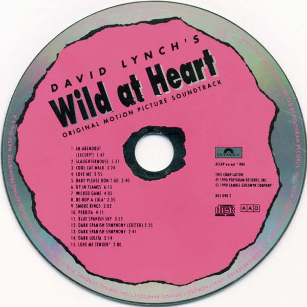 Various : David Lynch's Wild At Heart (Original Motion Picture Soundtrack) (CD, Album, Comp)