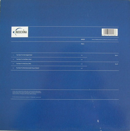 Charlene Smith : Too Much For Me (12")