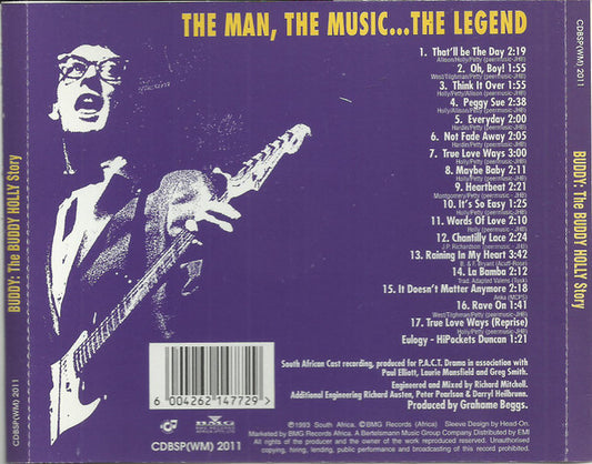 South African Cast Recording : Buddy - The Buddy Holly Story (CD, Comp)