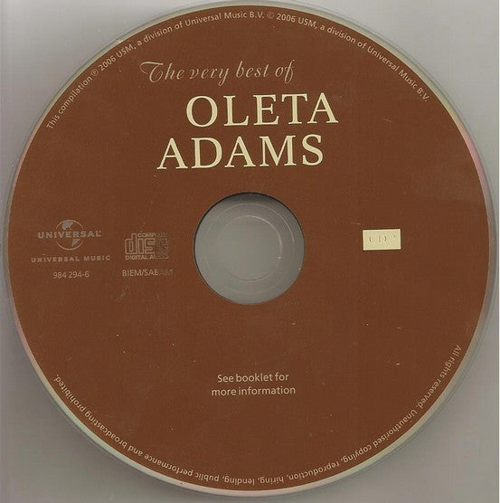 Oleta Adams : The Very Best Of Oleta Adams (2xCD, Comp)