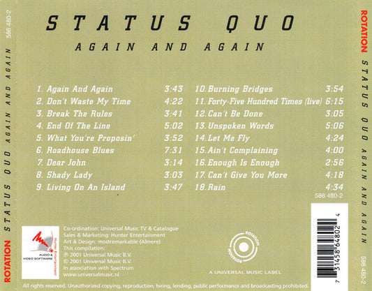 Status Quo : Again And Again (CD, Comp)