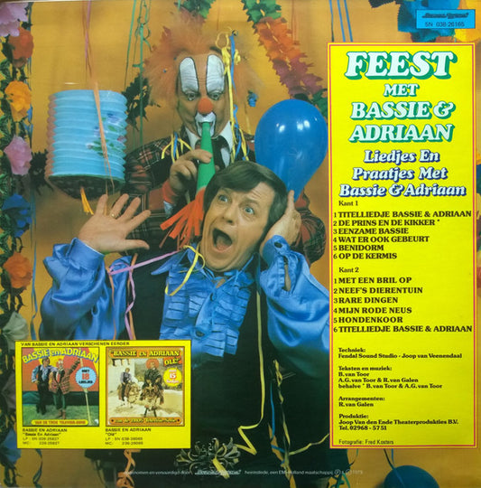 Bassie & Adriaan : Feest Met Bassie & Adriaan (LP)