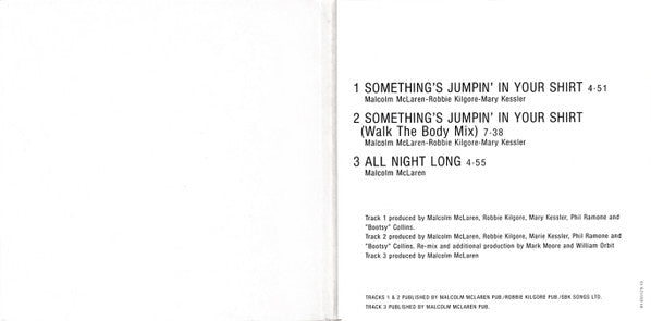 Lisa Marie With Malcolm McLaren And The Bootzilla Orchestra : Something's Jumpin' In Your Shirt (CD, Mini, Maxi)