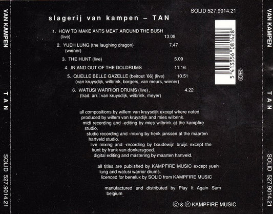 Slagerij Van Kampen : Tan (CD, Album, RE)