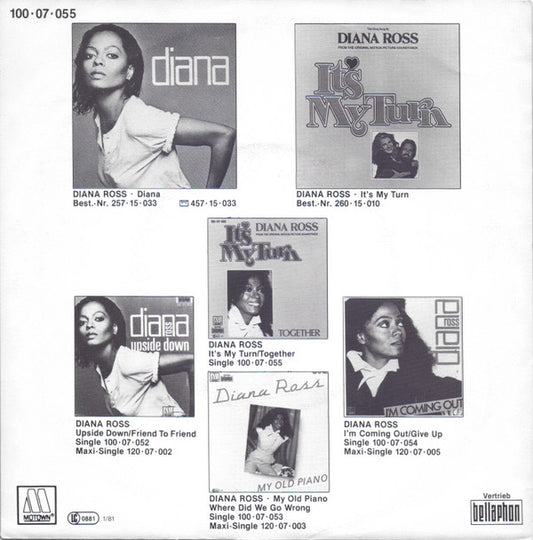 Diana Ross : It's My Turn (7", Single)