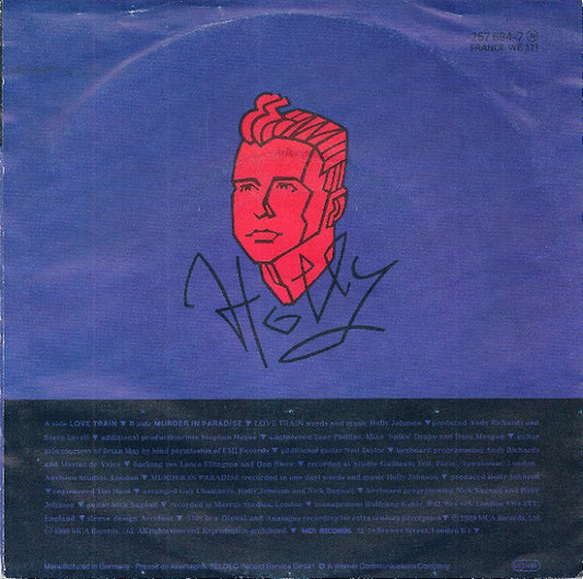 Holly Johnson : Love Train (7", Single)