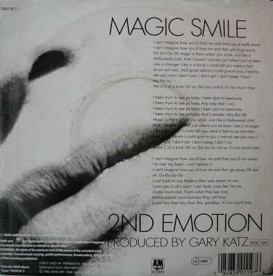 Rosie Vela : Magic Smile (7", Single)