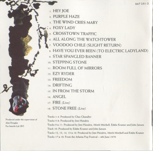 Jimi Hendrix : Cornerstones 1967 - 1970 (CD, Comp)