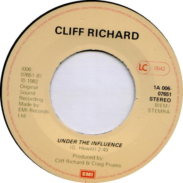 Cliff Richard : The Only Way Out (7", Single)