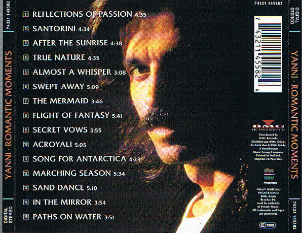 Yanni (2) : Romantic Moments (CD, Comp)